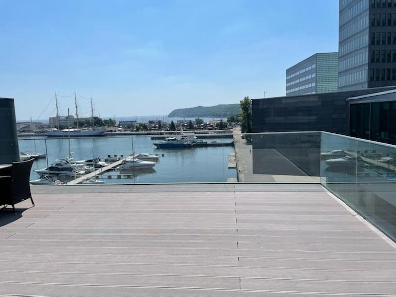 Apartament Faltom 26 Yacht Park Z Tarasem Gdynia Exteriör bild